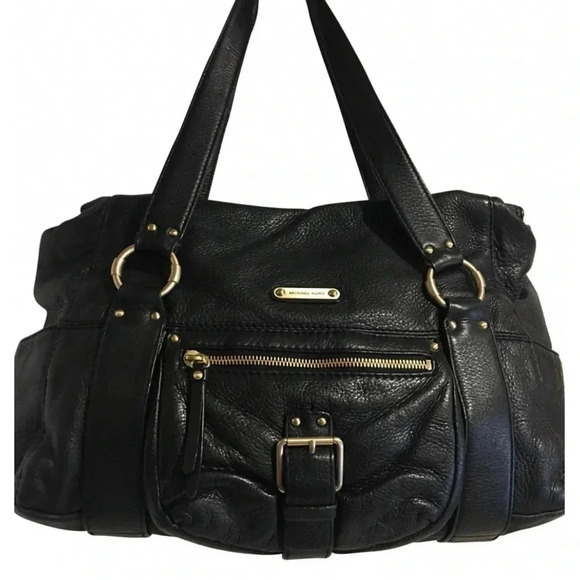 Michael Kors black leather shoulder handbag - Picture 12 of 12